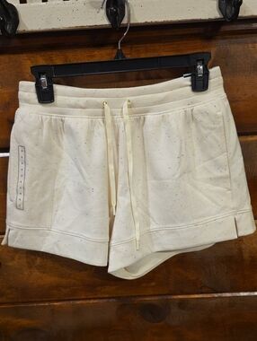 DSG Cream Speckled Drawstring Women’s Athletic Shorts